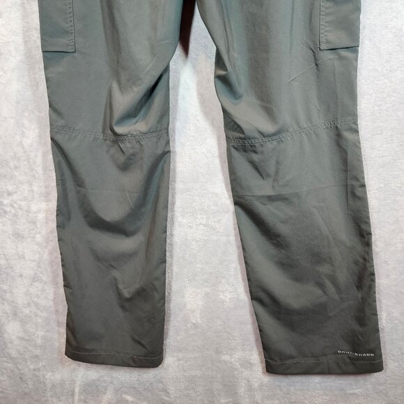 Columbia Mens 38x32 Gray Cargo Pants Zipper Pocket Lightweight gorpcore Spf 40+ - Picture 11 of 16